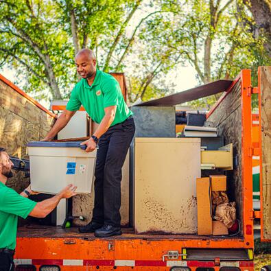 college hunks hauling junk backyard waste removal