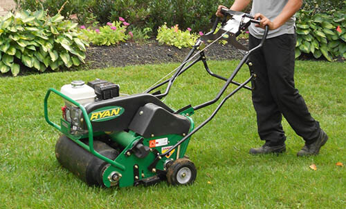 Be sure to aerate your lawn