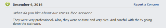 The second glowing review from a satisfied customer