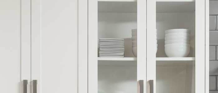 organized cabinets